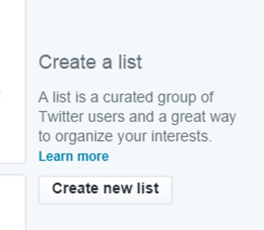Twitter List Step 3a