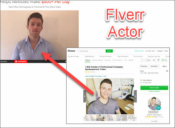 Fiverr Actor inside 60 Minute Profit Plan